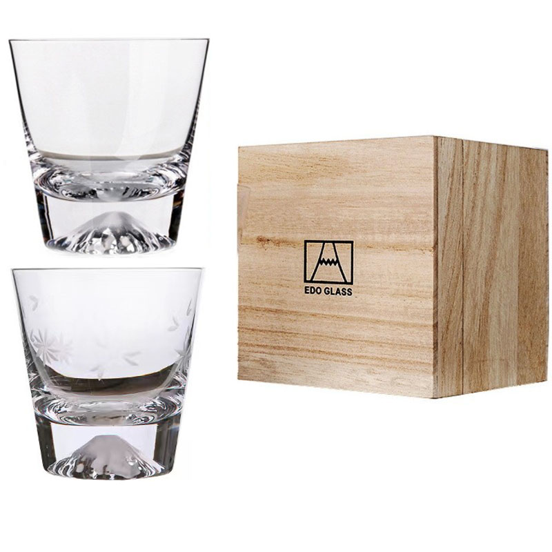 Yamazaki Home Bathroom Storage - ถ้วยภูเขาหิมะใส1/2ชิ้นถ้วยญี่ปุ่นฟูจิวิสกี้ sloki kaca นมที่ดื่มในตอนเช้าดื่มเบียร์ไวน์ผลไม้น้ำผลไม้ของขวัญ