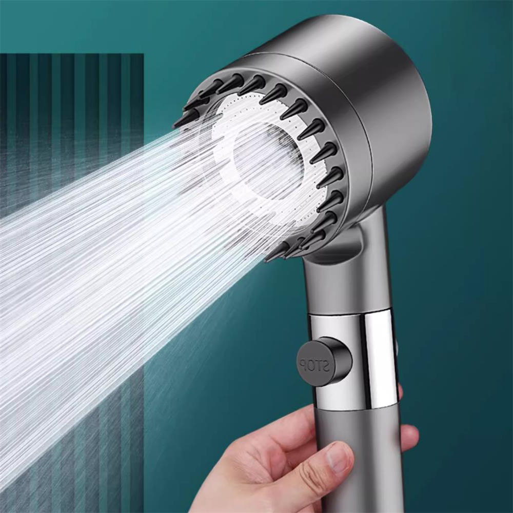 Home Bathroom Taps - 3 โหมดหัวฝักบัวฝักบัวแรงดันสูงแบบพกพากรองสายฝนก๊อกน้ําห้องน้ํา Bath Home นวัตกรรมอุปกรณ์เสริม