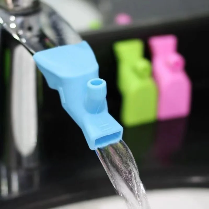 Home Bathroom Taps - ตัวต่อก๊อกน้ำ, อุปกรณ์สำหรับอ่างล้างหน้าในห้องน้ำ, อุปกรณ์ล้างมือสำหรับเด็ก, ที่นำน้ำซิลิโคนสำหรับอ่างล้างหน้า, อุปกรณ์เสริมในห้องน้ำ