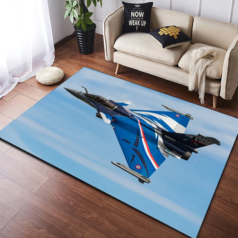 Jet Home Bathroom Mats - Rafale Fighter Jet พรมกันลื่นสําหรับห้องครัวห้องนอนห้องนั่งเล่นห้องน้ําพรมตกแต่ง