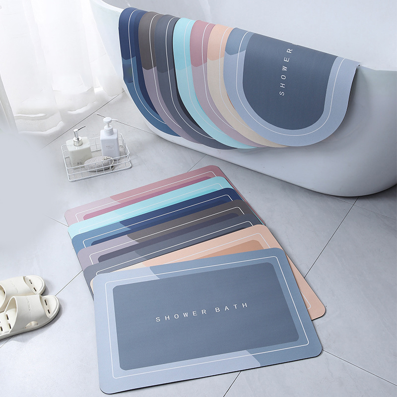 แผ่นอาบน้ำในห้องน้ำซึมซับดีพรม - Jet Home Bathroom Mats บทวิจารณ์และราคา