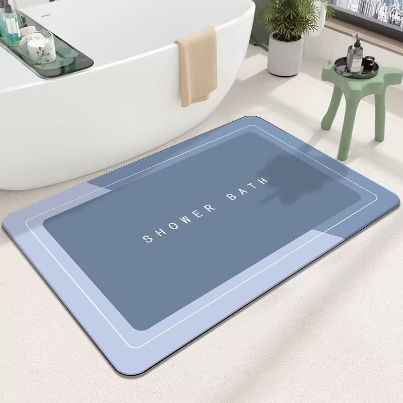 แผ่นอาบน้ำในห้องน้ำซึมซับดีพรม - Jet Home Bathroom Mats บทวิจารณ์และราคา