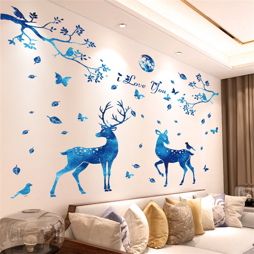 สติกเกอร์ติดผนังหลากสีรูปดอกไม - Home Bathroom Wallpaper บทวิจารณ์และราคา