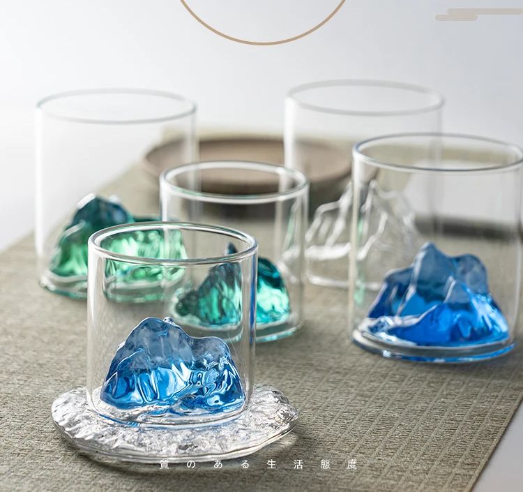 Corlor ถ้วยแก้วภูเขาแก้วกาแฟกร - Yamazaki Home Bathroom Storage บทวิจารณ์และราคา