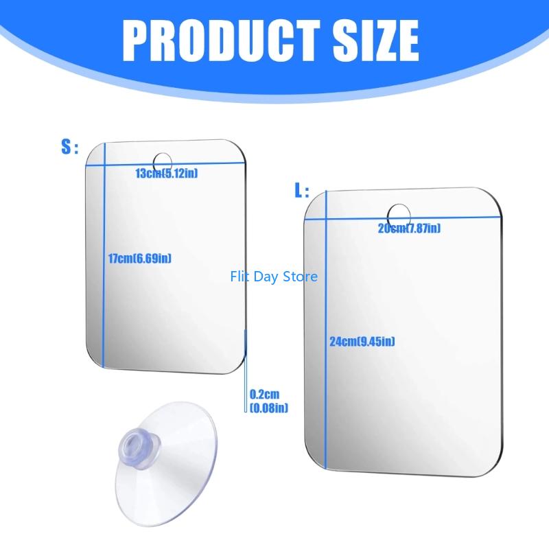 F92C Fogless อะคริลิคกระจกโกนห - Shaving Mirror Suction บทวิจารณ์และราคา
