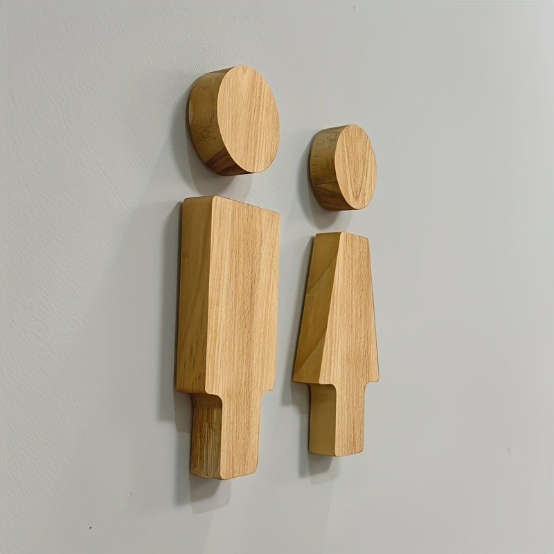 ป้ายห้องน้ําไม้ 2 ชิ้นสําหรับป - Home Creation Bathroom บทวิจารณ์และราคา
