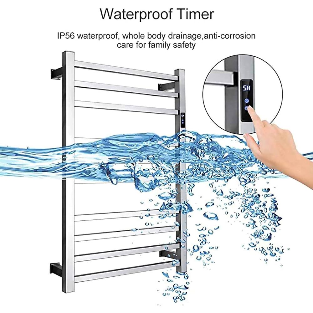 เครื่องทำความร้อนผ้าขนหนูไฟฟ้า - Towel Bar Stainless บทวิจารณ์และราคา
