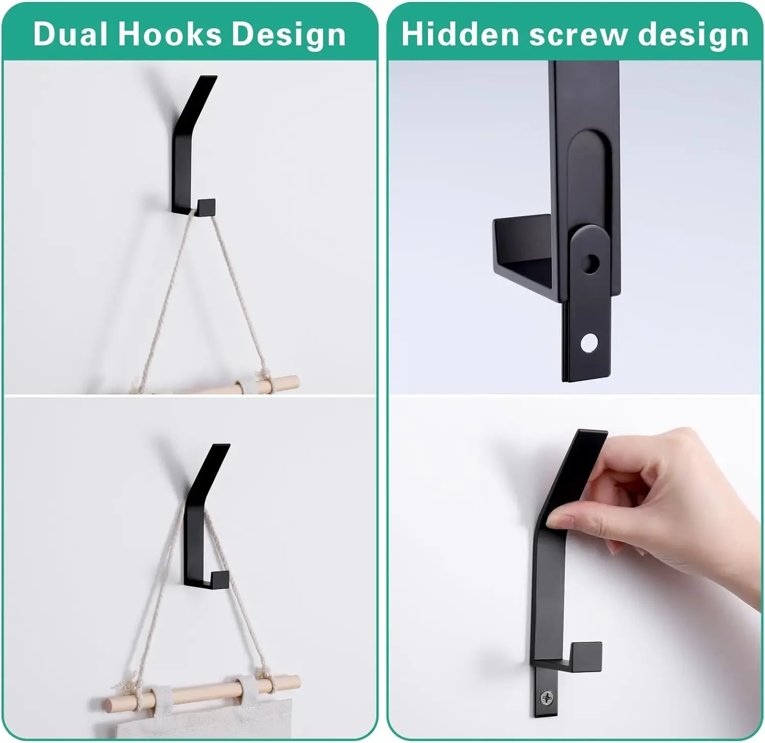 4/5/6pcs ผ้า Hook Wall เจาะสกร - Towel Bar Stainless บทวิจารณ์และราคา