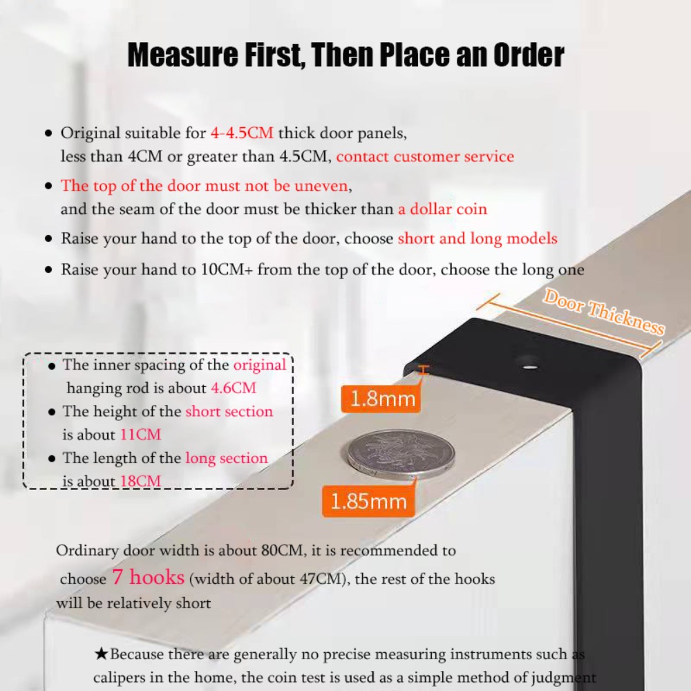 ตะขอเหนือประตู 6 ตะขอเสื้อผ้าห - Home Creation Bathroom บทวิจารณ์และราคา