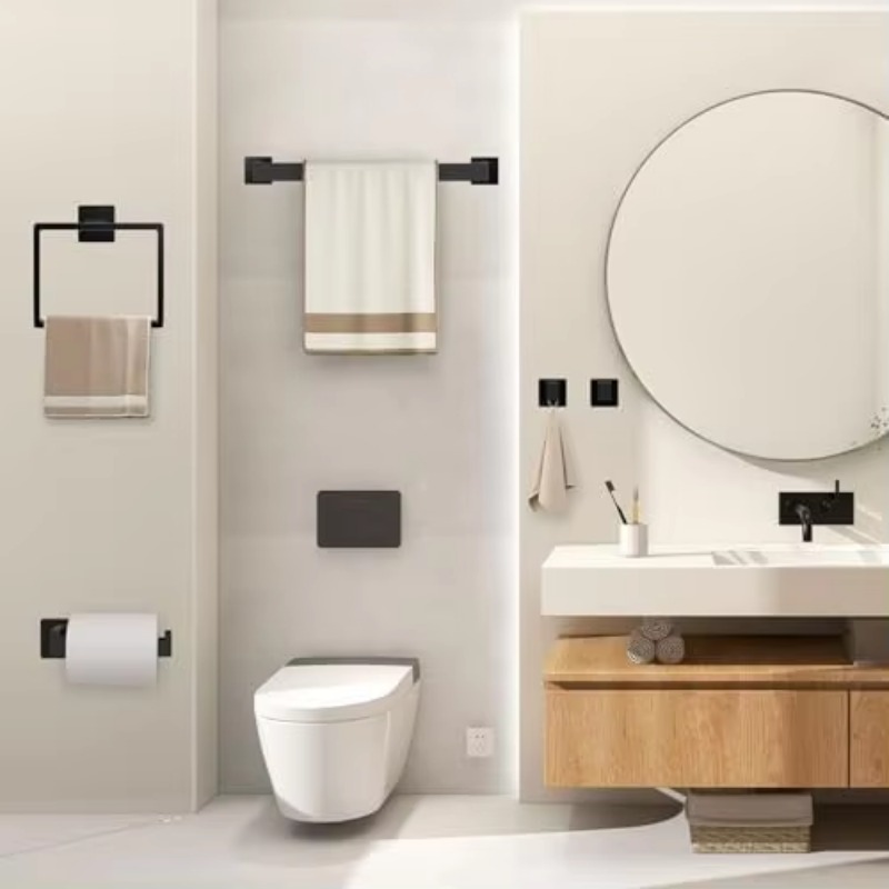ชุดอุปกรณ์ห้องน้ำติดผนังสแตนเล - Towel Bar Stainless บทวิจารณ์และราคา