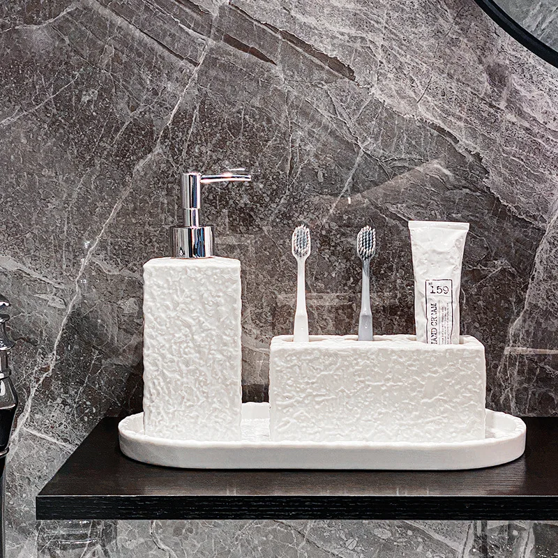 ชุดอุปกรณ์ห้องน้ำที่จำเป็น, ขว - Home Essentials Bathroom Accessories บทวิจารณ์และราคา