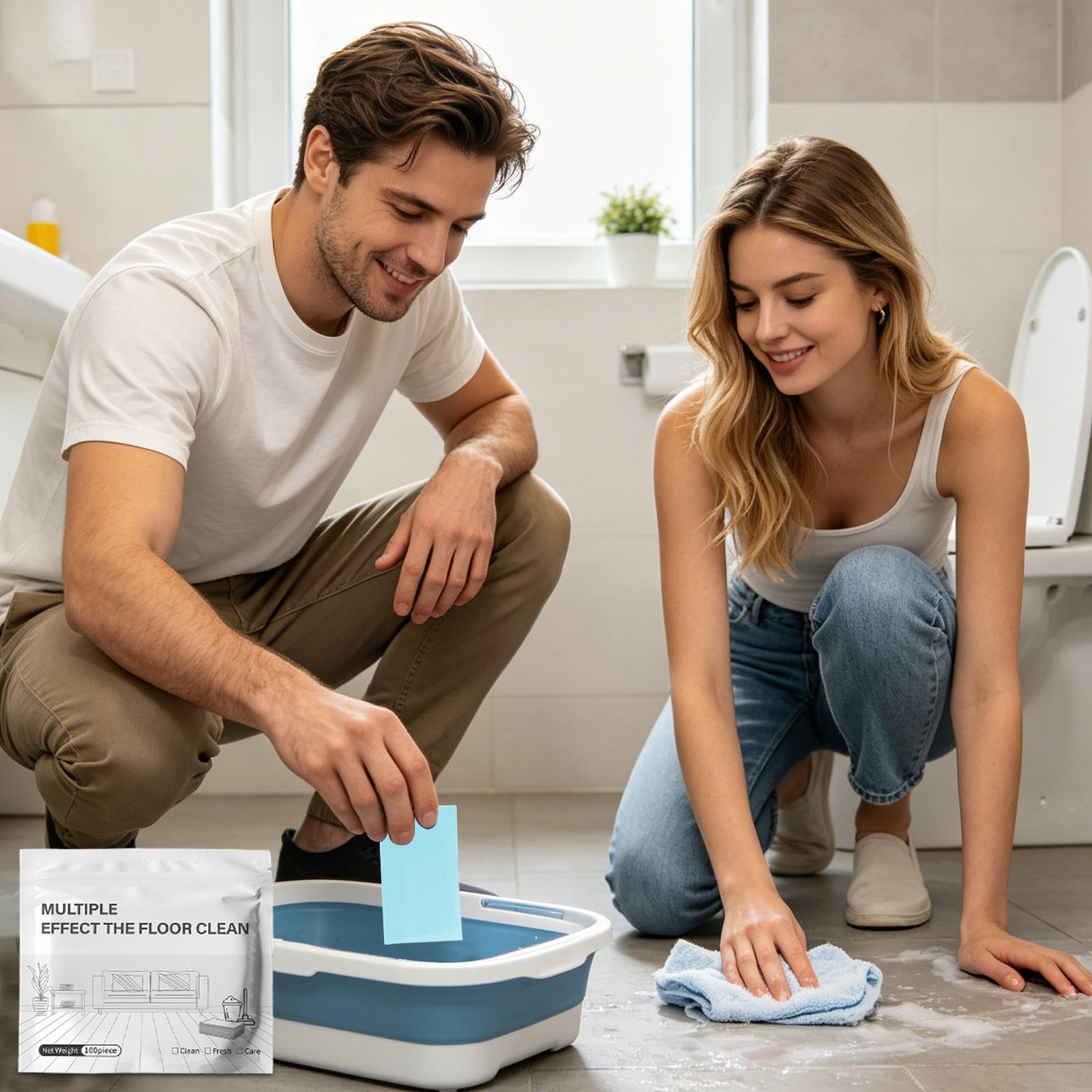 น้ำยาทำความสะอาดพื้นไม้แบบเม็ด - Home Bathroom Cleaning Solution บทวิจารณ์และราคา