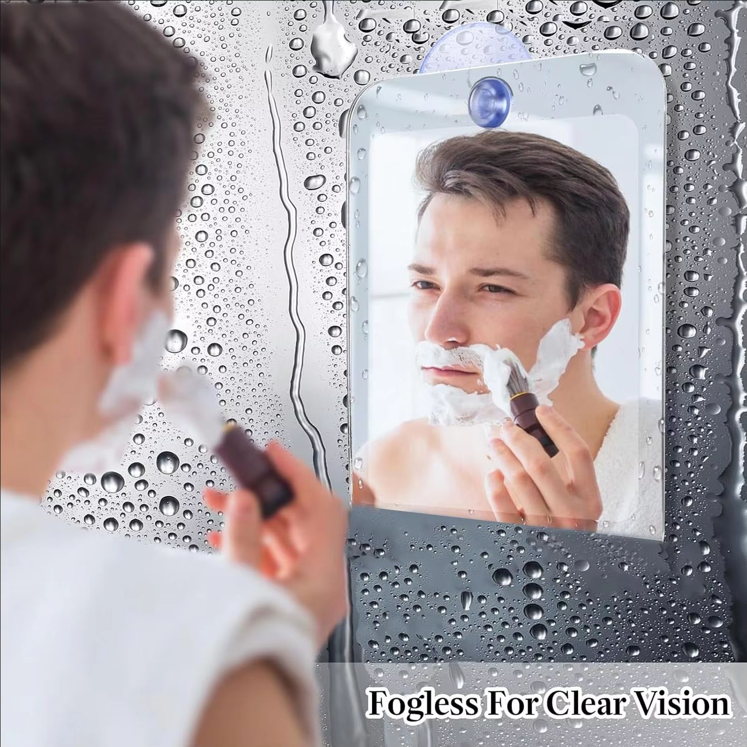 กระจกอะคริลิคพร้อมที่ยึดติดผนั - Shaving Mirror Suction บทวิจารณ์และราคา