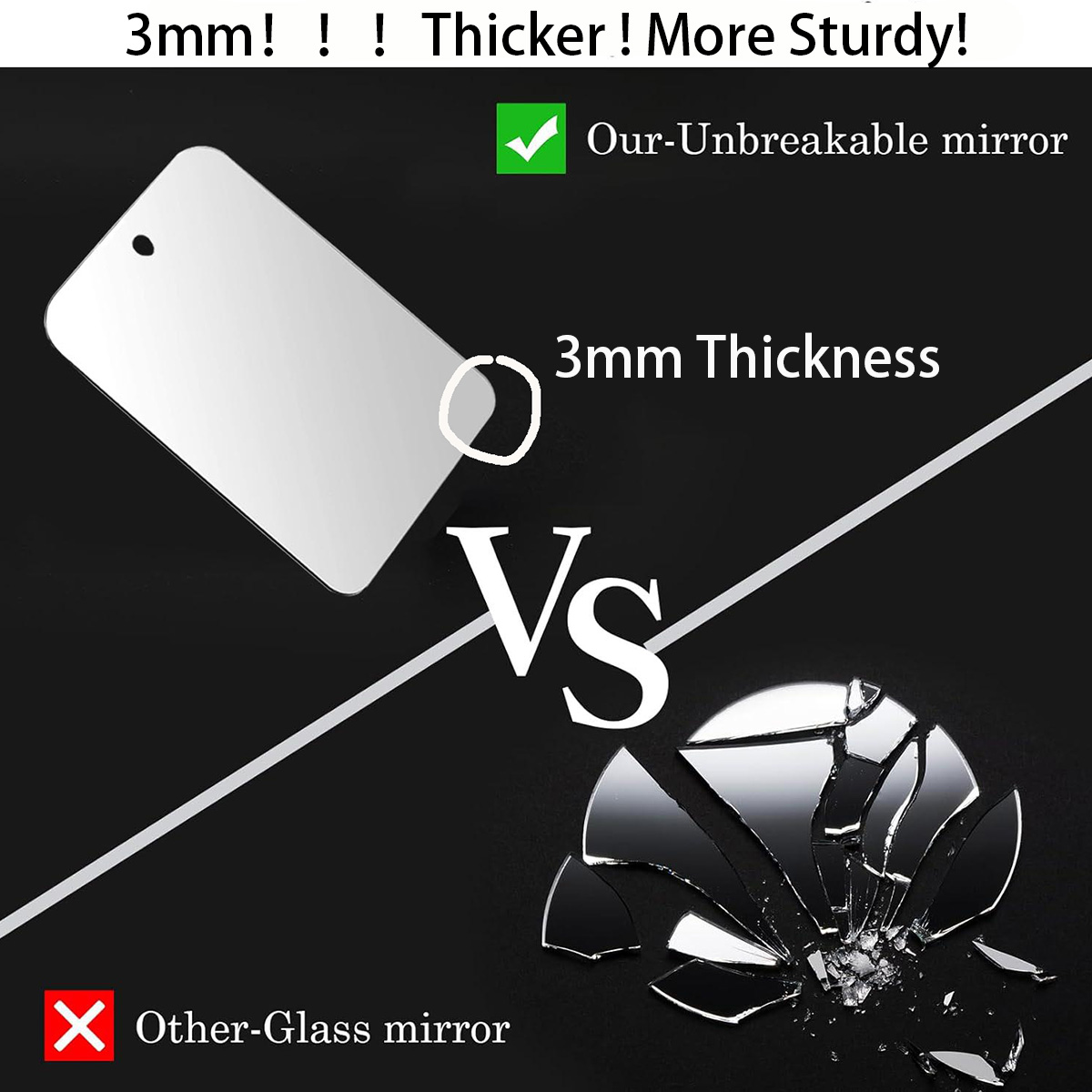 กระจกอะคริลิคพร้อมที่ยึดติดผนั - Shaving Mirror Suction บทวิจารณ์และราคา