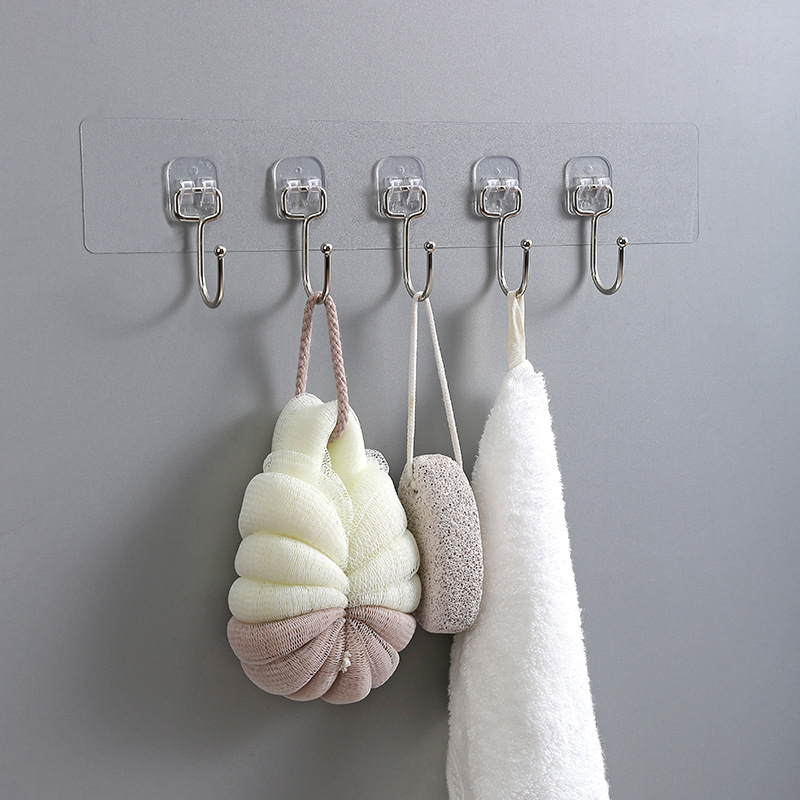 3/4/5/6 แถวตะขอแขวนผนังโปร่งใส - Towel Bar Stainless บทวิจารณ์และราคา