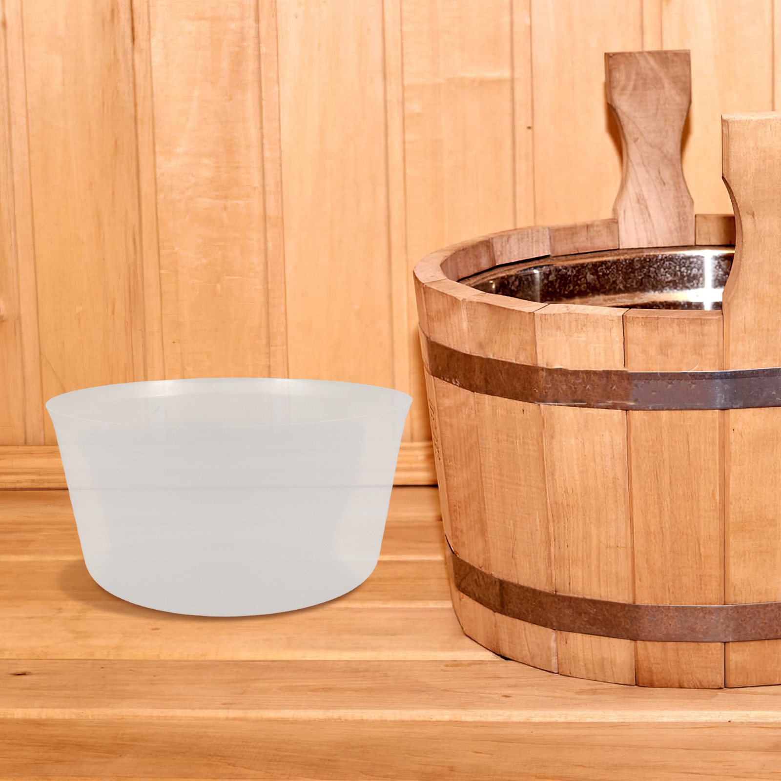 แผ่นรองถังซาวน่าไม้แบบดั้งเดิม - Home Essentials Bathroom Accessories บทวิจารณ์และราคา
