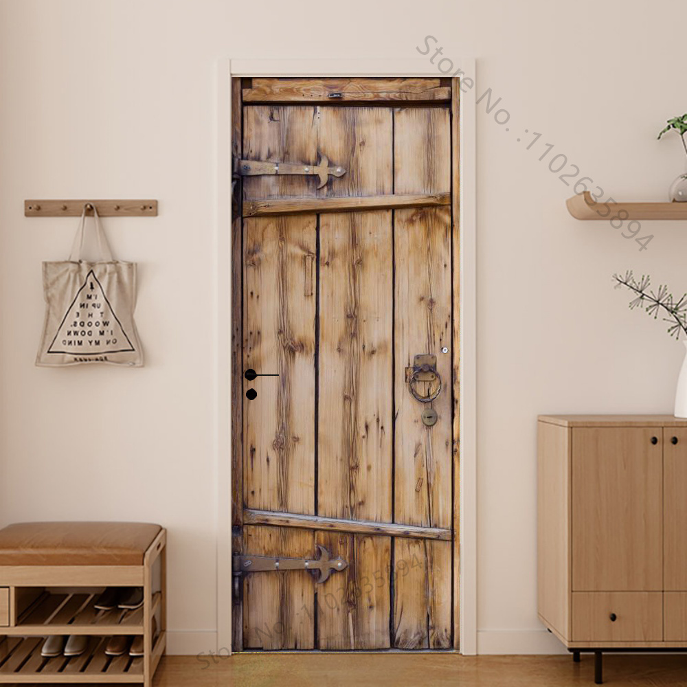 ภาพเงาหญิงสาวประตูไม้ไวนิลรูปล - Home Bathroom Wallpaper บทวิจารณ์และราคา