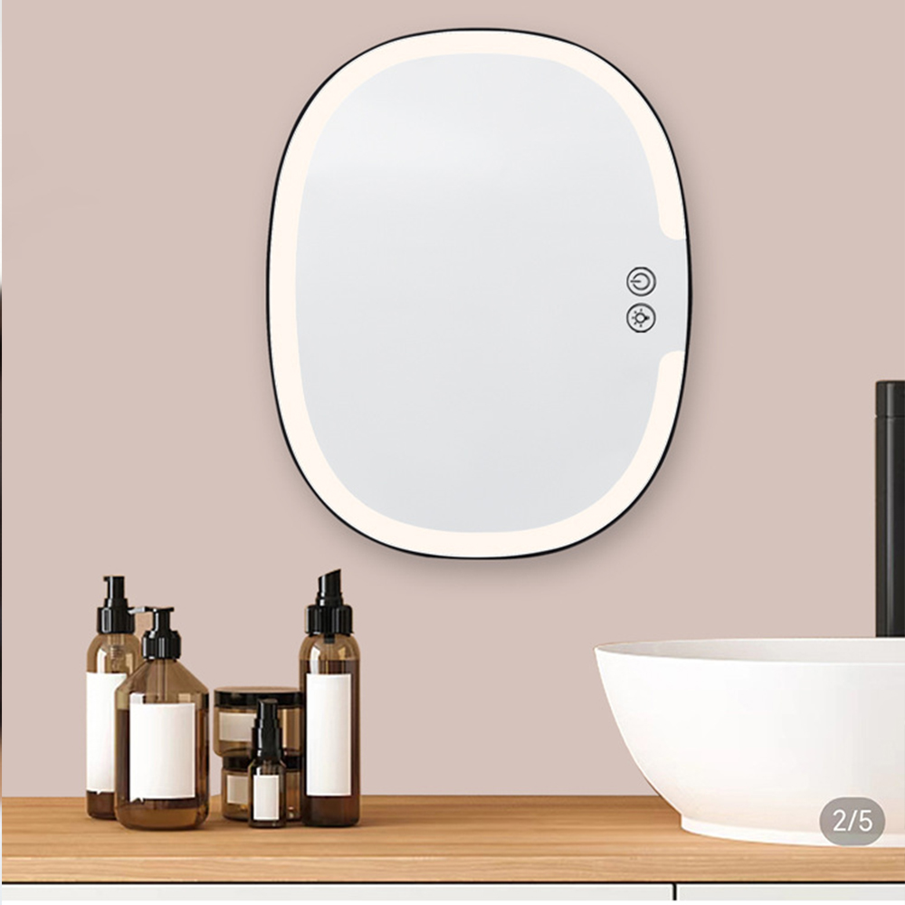 กระจกอาบน้ำ LED ป้องกันฝ้าสำหร - Shaving Mirror Suction บทวิจารณ์และราคา