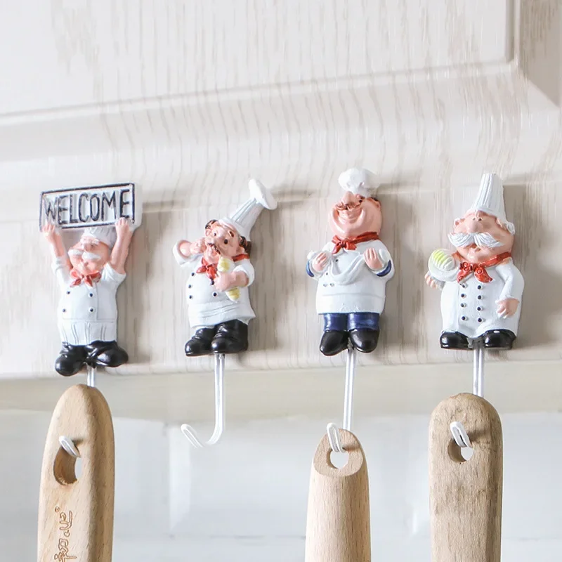 น่ารักการ์ตูน Chef รูปร่างตะขอ - Towel Bar Stainless บทวิจารณ์และราคา