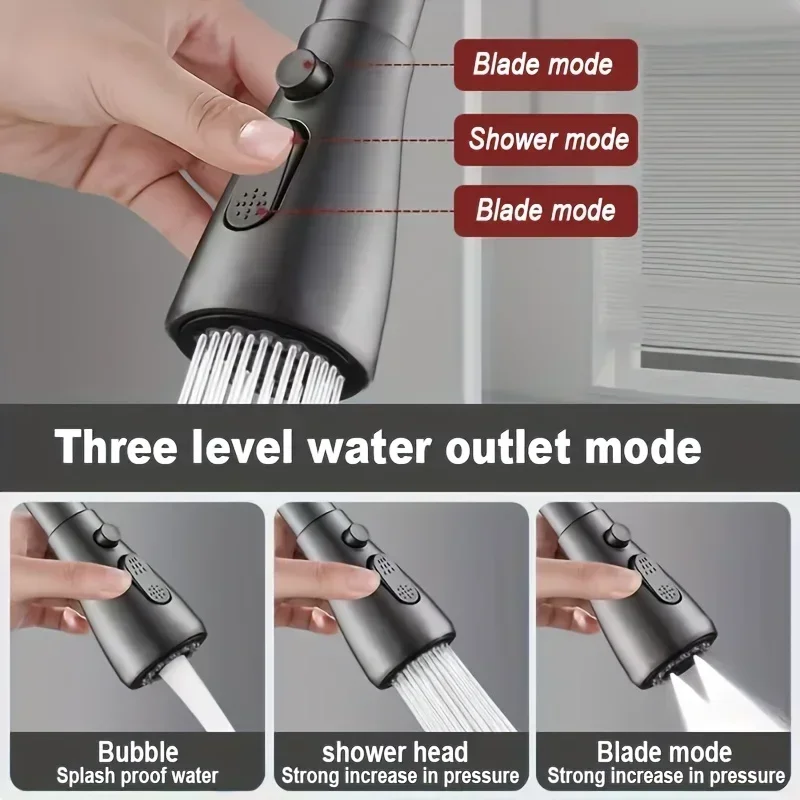 หัวก๊อกน้ำแบบต่อขยาย 3 โหมด ปร - Home Bathroom Taps บทวิจารณ์และราคา