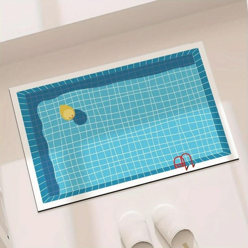 แผ่นยางกันลื่นในห้องน้ำ ดูดซับ - Jet Home Bathroom Mats บทวิจารณ์และราคา