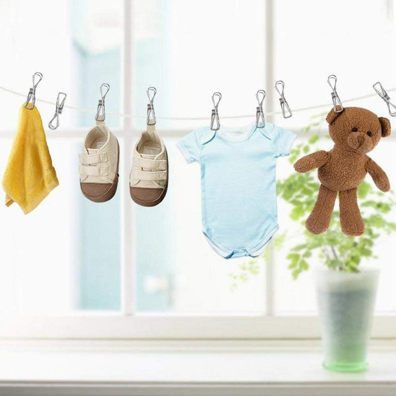 คลิปหนีบผ้าสแตนเลสอเนกประสงค์  - Towel Bar Stainless บทวิจารณ์และราคา