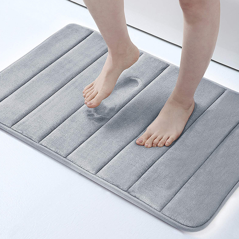 พรมห้องน้ำหนากันลื่นขนาด60x40ซ - Jet Home Bathroom Mats บทวิจารณ์และราคา