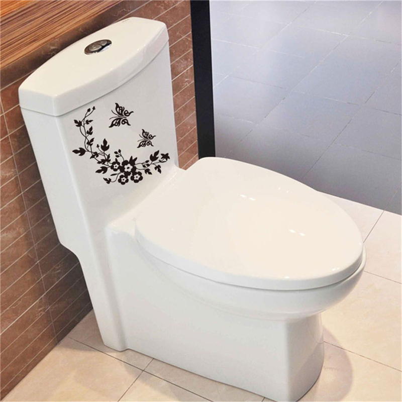 ผีเสื้อดอกไม้ Vine สติ๊กเกอร์ต - Home Bathroom Wallpaper บทวิจารณ์และราคา