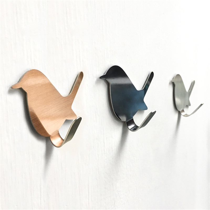 2 ชิ้น Self ตะขอกาวรูปแบบนกผู้ - Towel Bar Stainless บทวิจารณ์และราคา