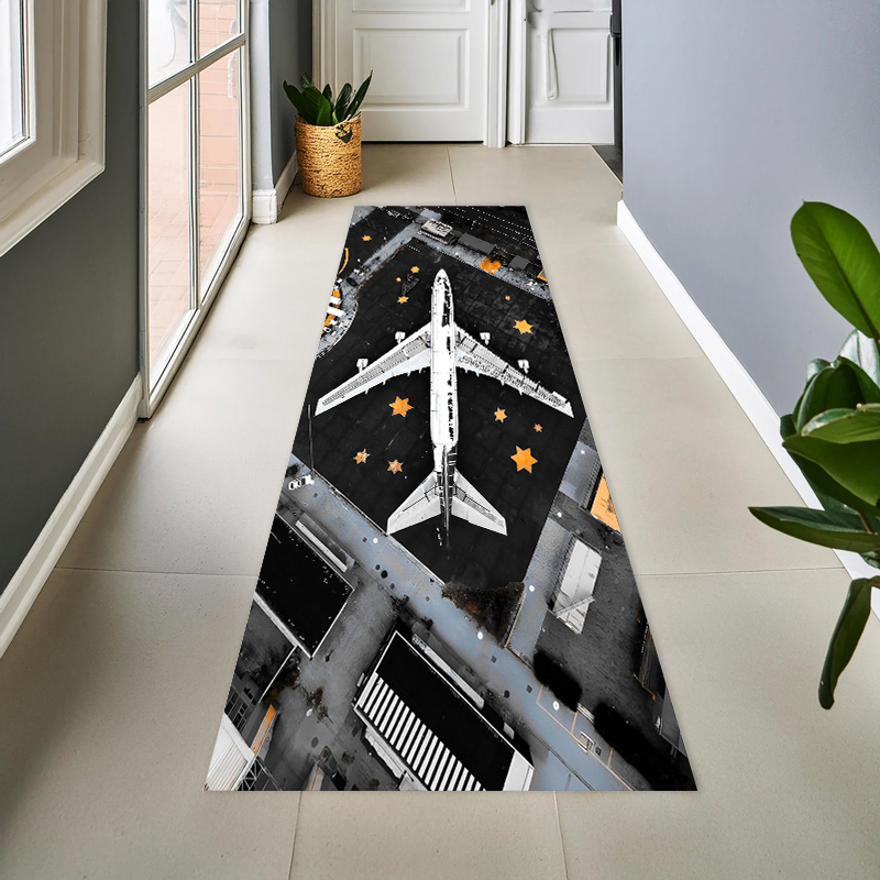 พรมปูพื้นลายสนามบิน เครื่องบิน - Jet Home Bathroom Mats บทวิจารณ์และราคา