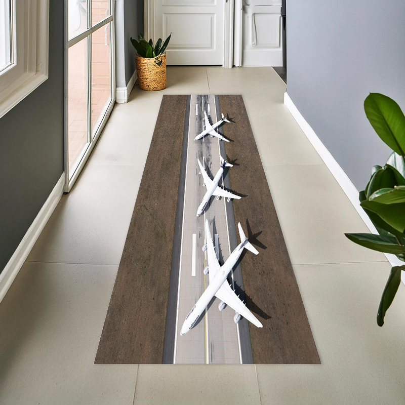 พรมปูพื้นลายสนามบิน เครื่องบิน - Jet Home Bathroom Mats บทวิจารณ์และราคา