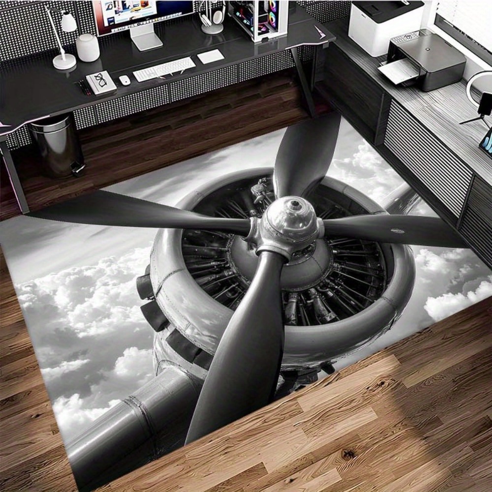 พรมปูพื้นลายใบพัดเครื่องบิน แร - Jet Home Bathroom Mats บทวิจารณ์และราคา