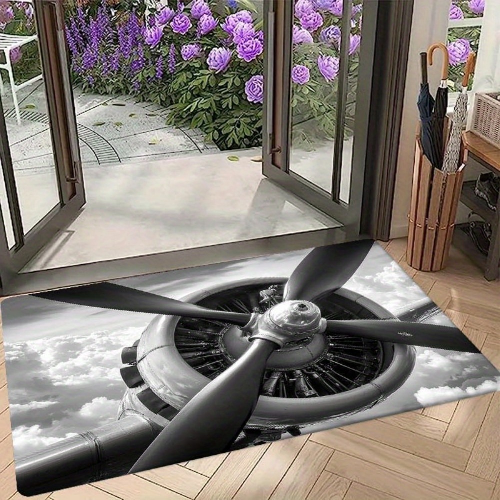 พรมปูพื้นลายใบพัดเครื่องบิน แร - Jet Home Bathroom Mats บทวิจารณ์และราคา