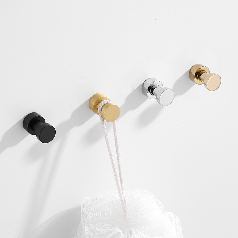 2/3/4/5Pcs ทองเหลือง Robe Hook - Home Creation Bathroom บทวิจารณ์และราคา