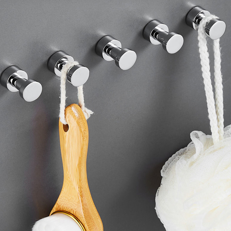 2/3/4/5Pcs ทองเหลือง Robe Hook - Home Creation Bathroom บทวิจารณ์และราคา