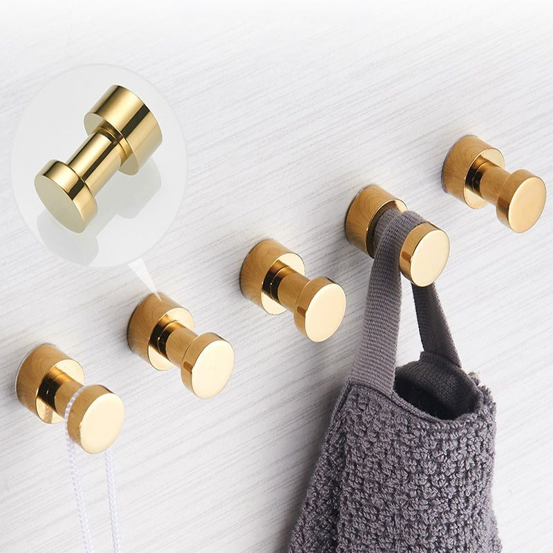 2/3/4/5Pcs ทองเหลือง Robe Hook - Home Creation Bathroom บทวิจารณ์และราคา
